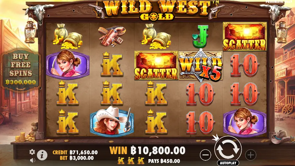 Wild West Gold Features